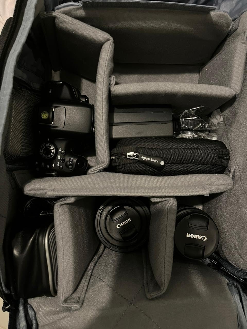 K&F CONCEPT Camera Backpack,25L Large Capacity Camera Bag for Photographers with Raincover and 15.6 Inch Laptop Compartment Compatible for Canon/Nikon/Sony/DJI Mavic Drone customer photo 2