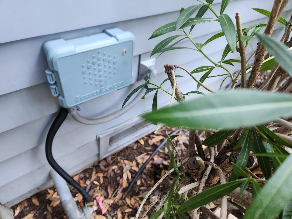 ImoLaza Outdoor Smart Sprinkler Controller, 4-Zone WiFi Irrigation Controller with Hyper-Local Weather, App Remote Control, Works w/ Alexa, Auto Watering, Rain/Freeze/Wind Skip, Smart Fault Detection customer photo 2