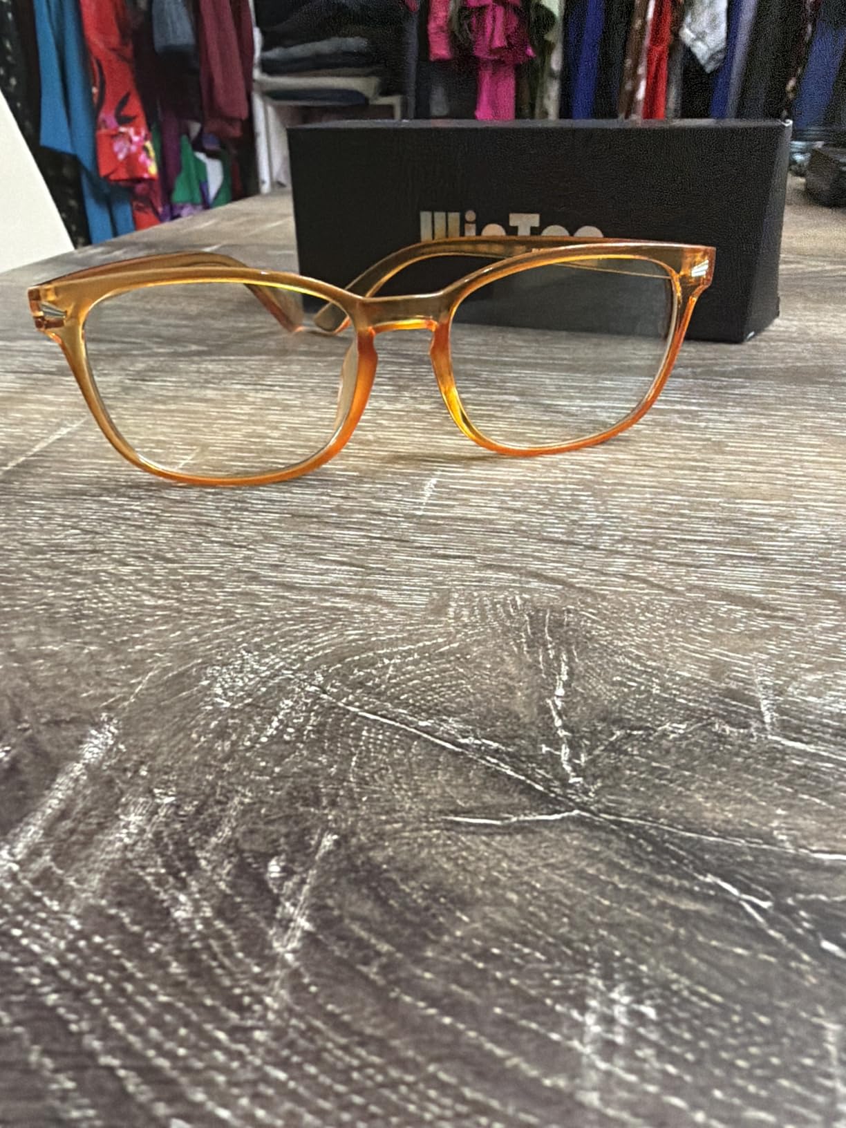Red Lens Glasses Blue Light Glasses Men Women - 99.9% Blue Green Blocking for Computer, Gaming, TV, Phone Screens customer photo 2