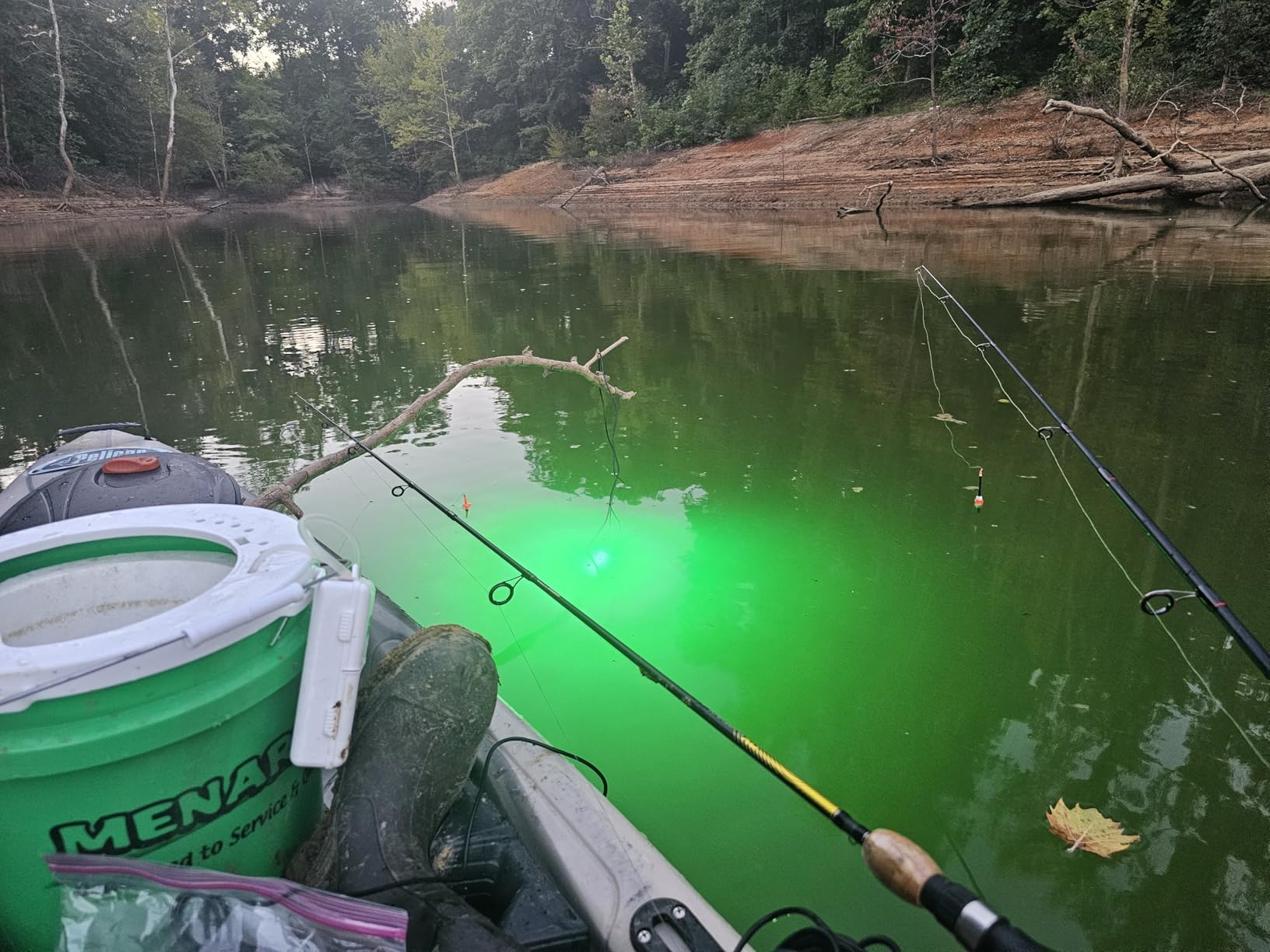 Underwater Green Fishing Light Compatible with Dewalt 20V Battery, 13W, 1512 lumens, Green Dock Light (No Battery) customer photo 2