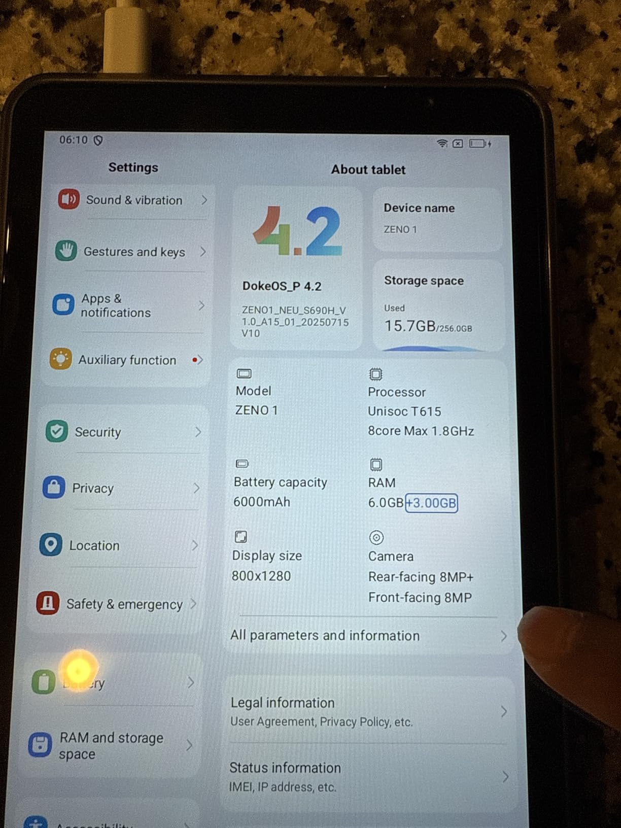 Blackview ZENO 1 8 Inch Tablet Android 15 Mini Tablet with Gemini AI, Small Gaming Tablets, 5G WiFi,18(6+12) GB+256GB/2TB TF, 90Hz, Widevine L1, GPS, Detachable Stand customer photo 2