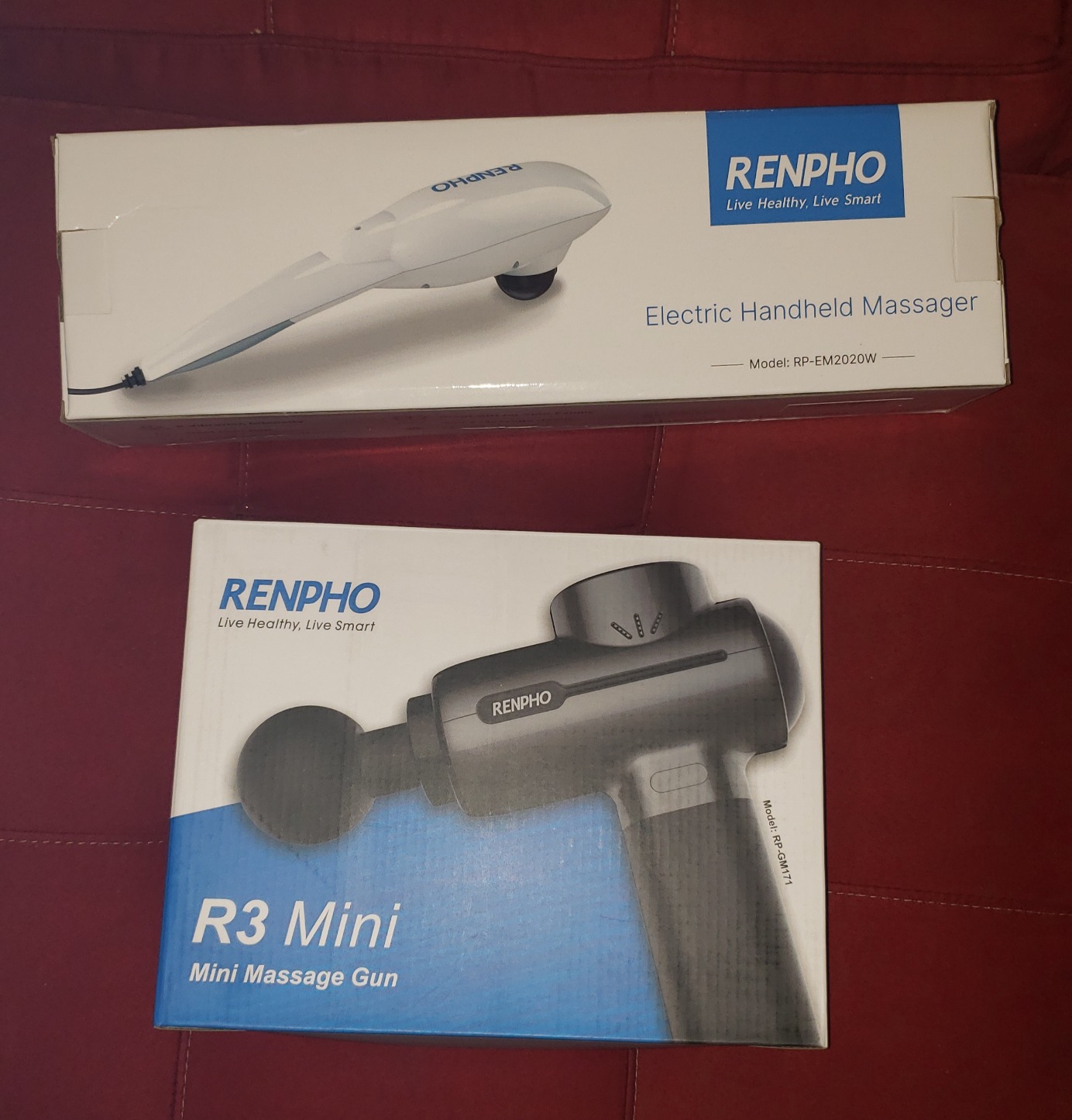 RENPHO Active Thermacool 2 Massage Gun with Heat and Cold [2026 Upgraded] Handheld Percussion Deep Tissue Neck Back Muscle Massager, FSA Approved HSA customer photo 1
