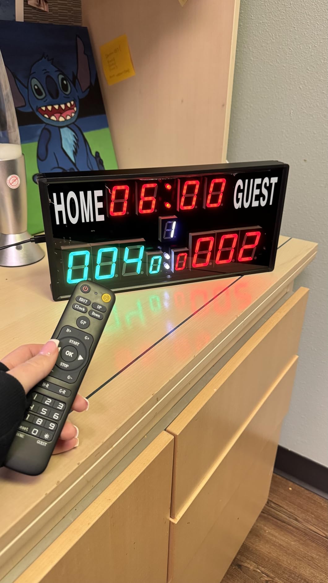 Samshow 2025 LED Electronic Scoreboard Digital Score Keeper with Remote & Tripod customer photo 1