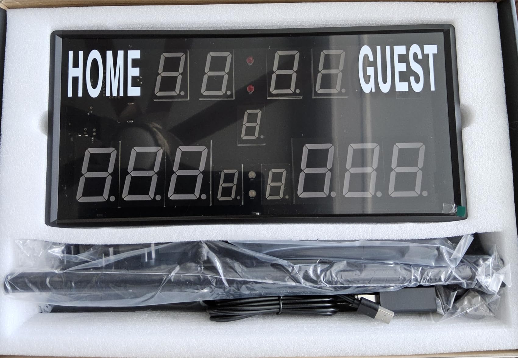 Samshow 2025 LED Electronic Scoreboard Digital Score Keeper with Remote & Tripod customer photo 2