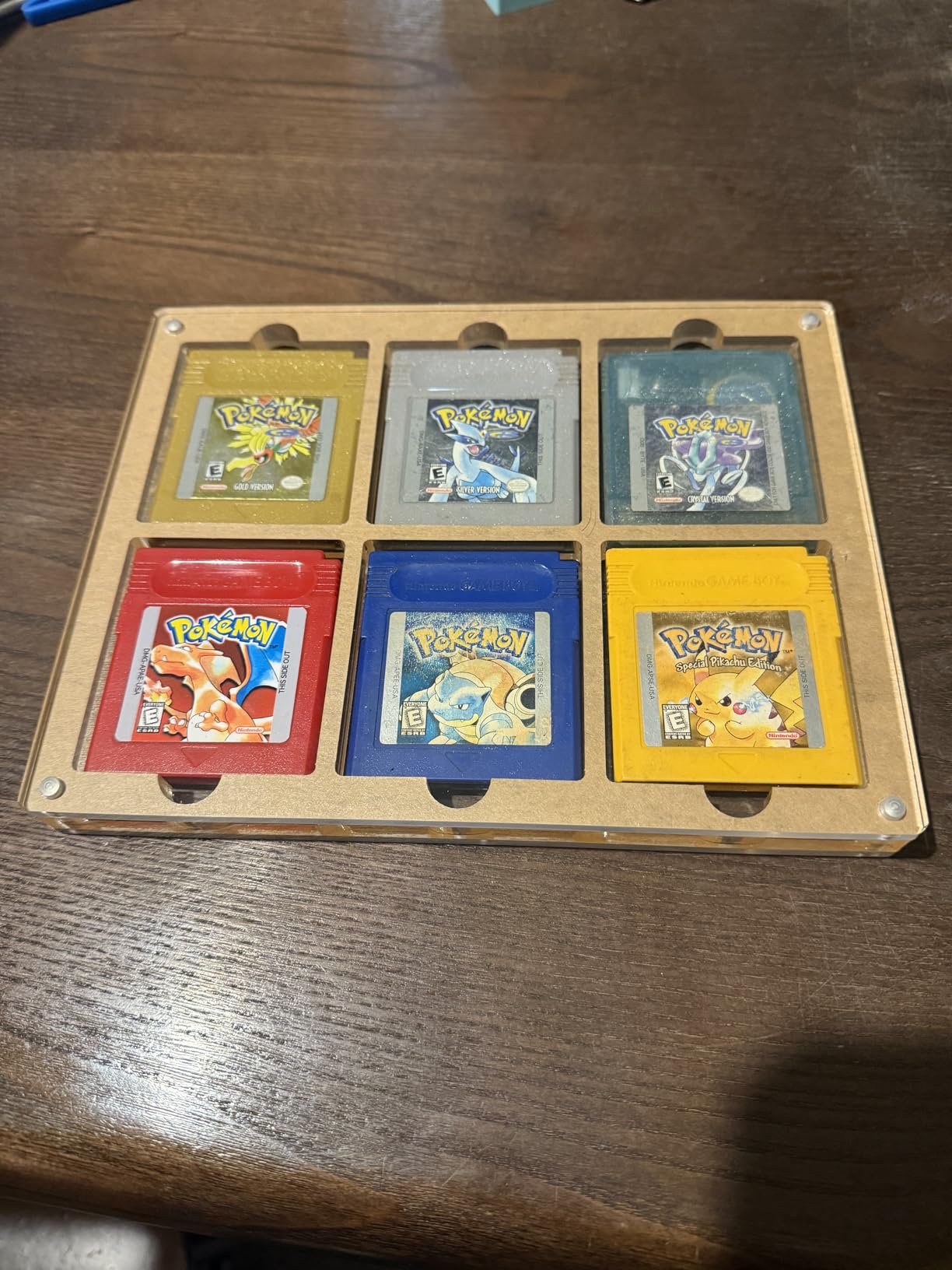 Video Game Cartridges Display Case,Compatible with Gameboy Advance Card Holder,Magnetic Acrylic Frame for Retro Game Gba Cartridge Collection (GBA Game Display, 9 Slot) customer photo 1