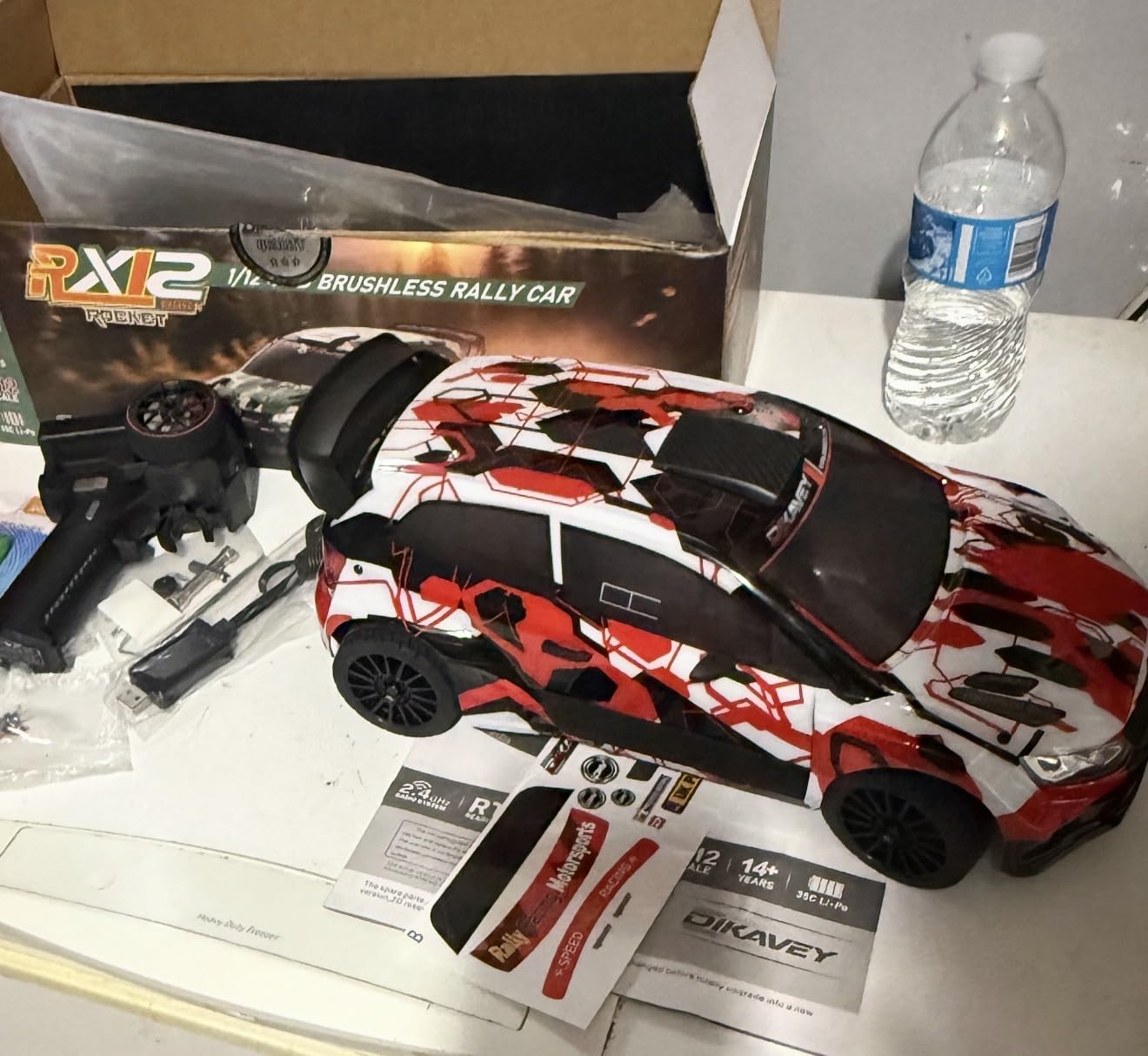 1:12 RC Rally Car Fast Max 50 MPH,Drift Car with Gyro 4X4,Brushless Fast RC Cars with 3S 2200 mAh Battery,1/12 Remote Control Cars for Adults for 4WD customer photo 1