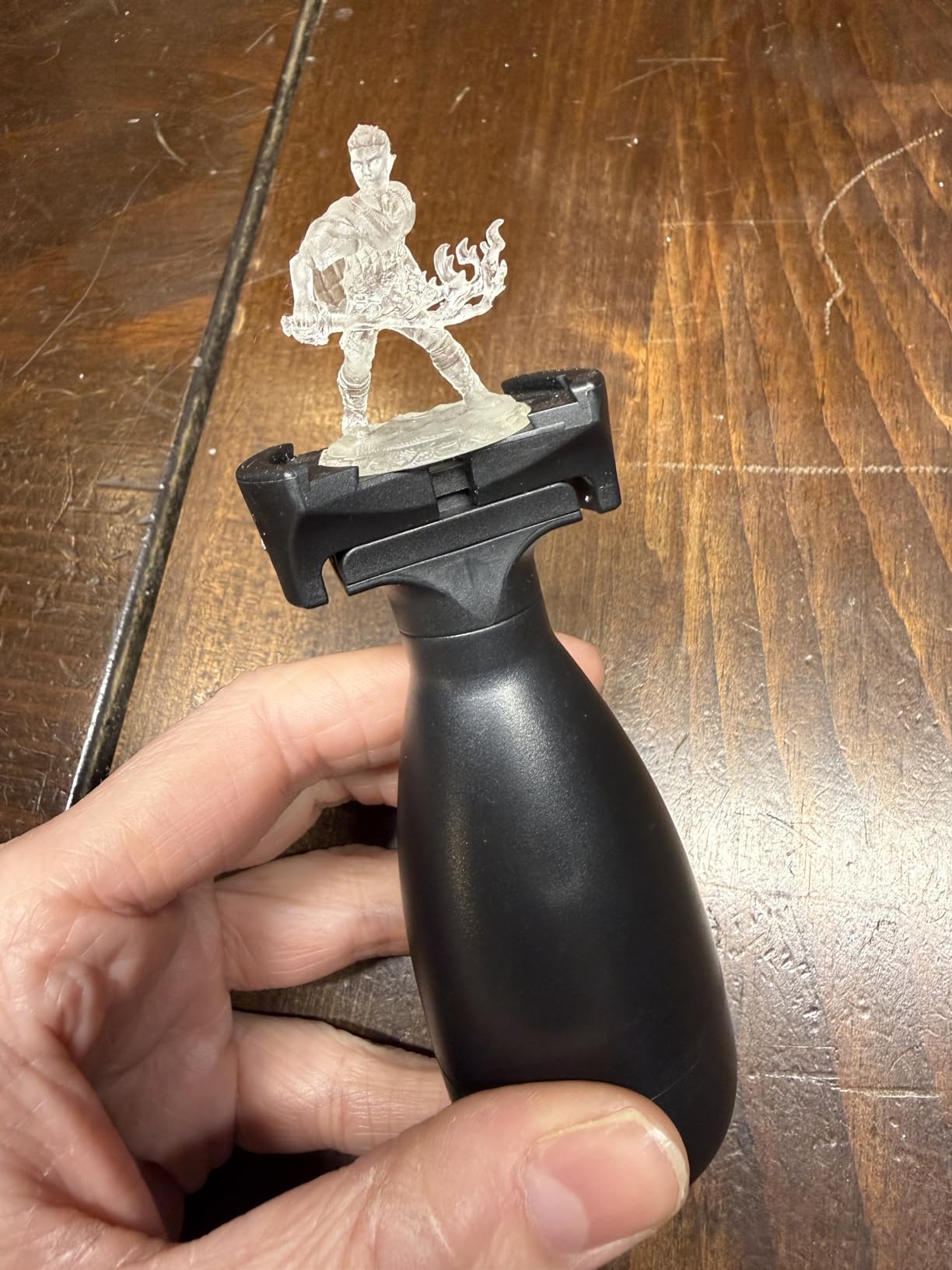 Painting Handle, Warhammer Accessories,Paint Holder for Warhammer Gifts, Miniature Painting, Miniatures, DND, Scale Model, Fantasy Figurines, War Game Accessories (Small) customer photo 1