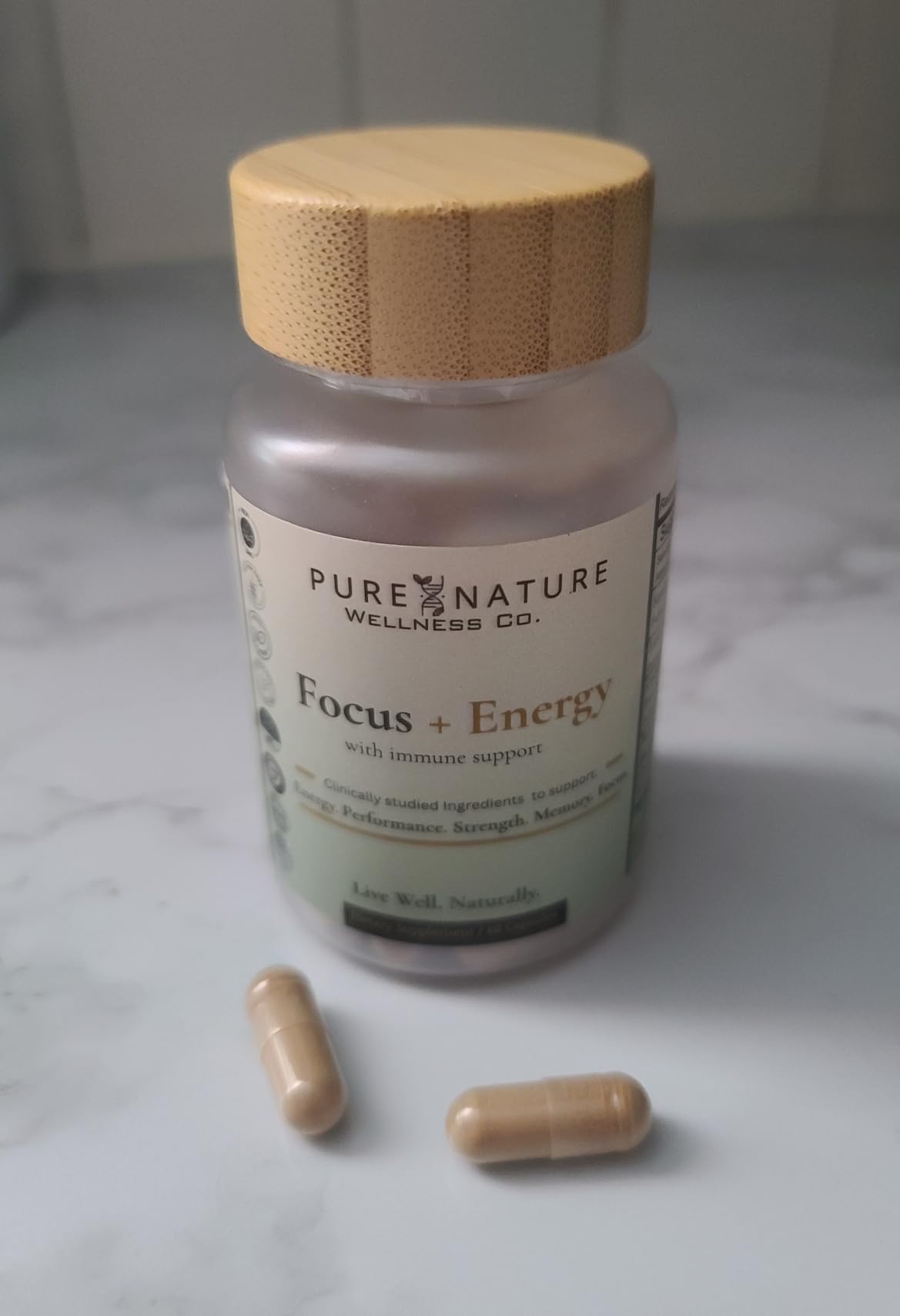 Focus + Energy + Performance Support-6-in-1 Mushroom Nootropic & Mitochondrial Complex-Advanced Brain Supplement-Natural Energy-Caffeine Free Biohack with Lion's Mane, Cordyceps, Mumijo, Fenugreek customer photo 2