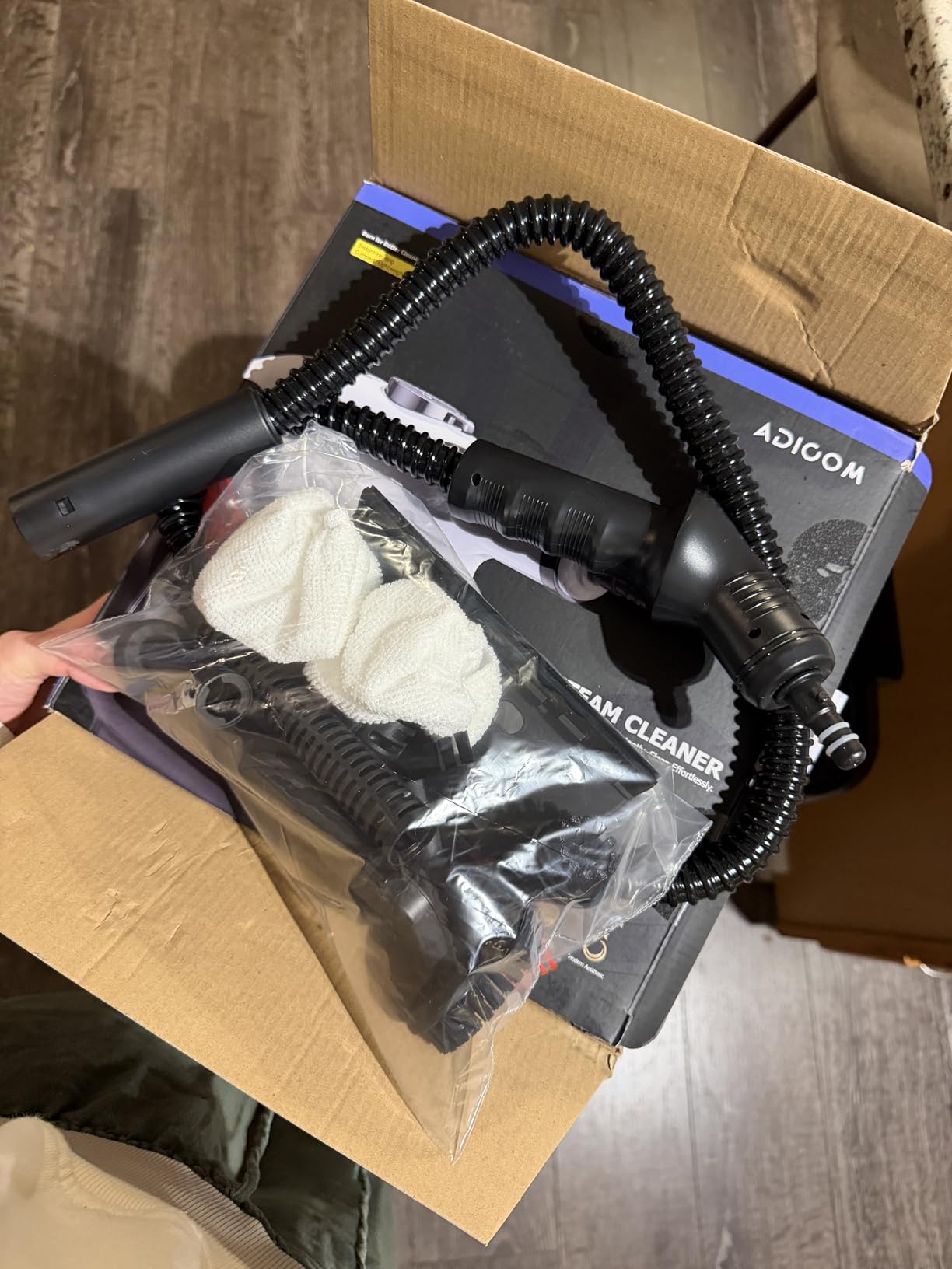 Handheld Steam Cleaner for Home 3s Instant Heat-Up, Ultra-Light 2 LB, Portable Steamer Cleaner customer photo 1