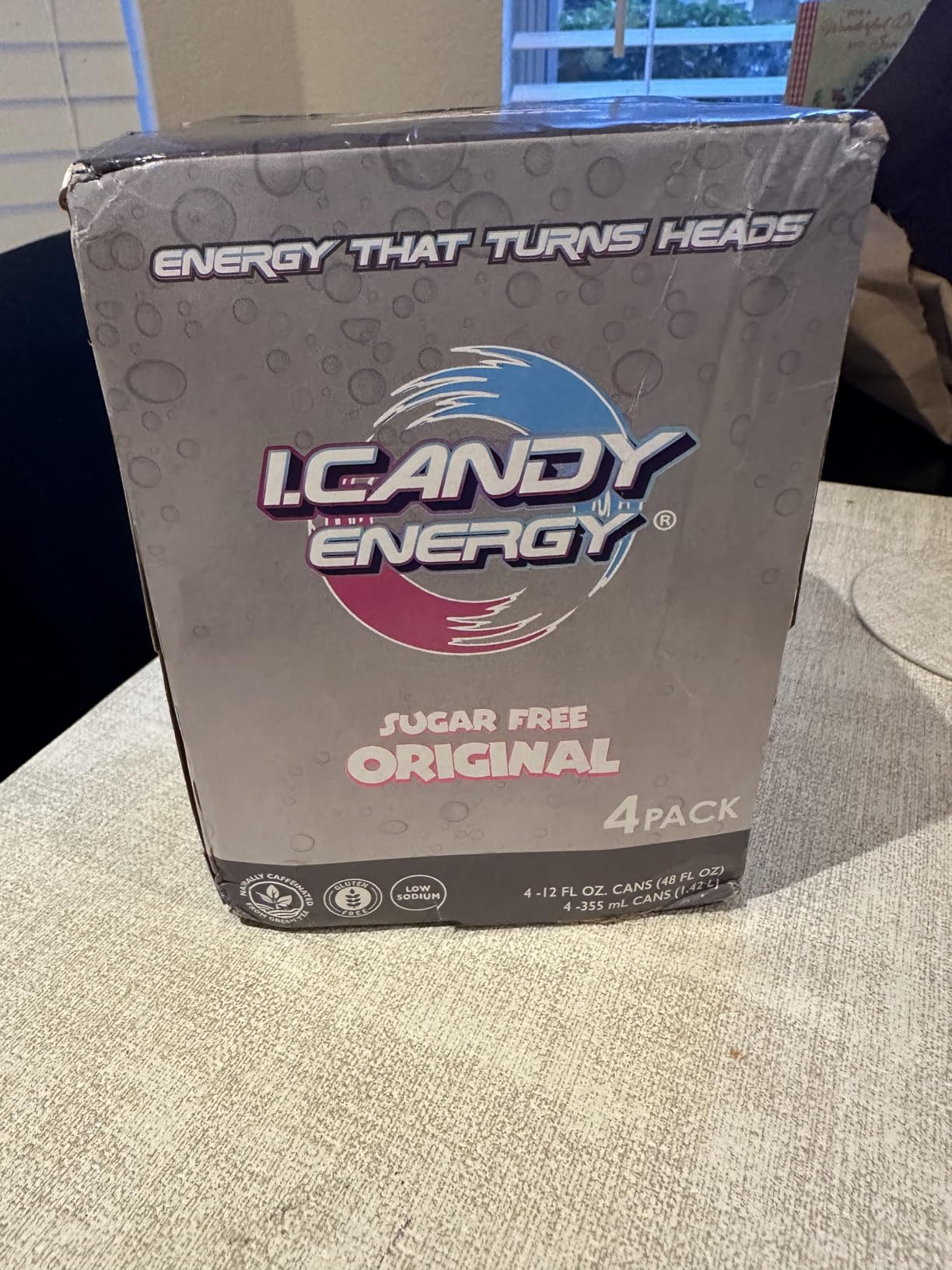 I.CANDY ZERO Energy Drink Caffeine Free, Sugar Free Energy Drinks 4 Pack 12 oz Cans, Zero Sugar Zero Calorie, 250mg Cognizin Citicoline, No Caffeine Mental Focus Energy customer photo 2