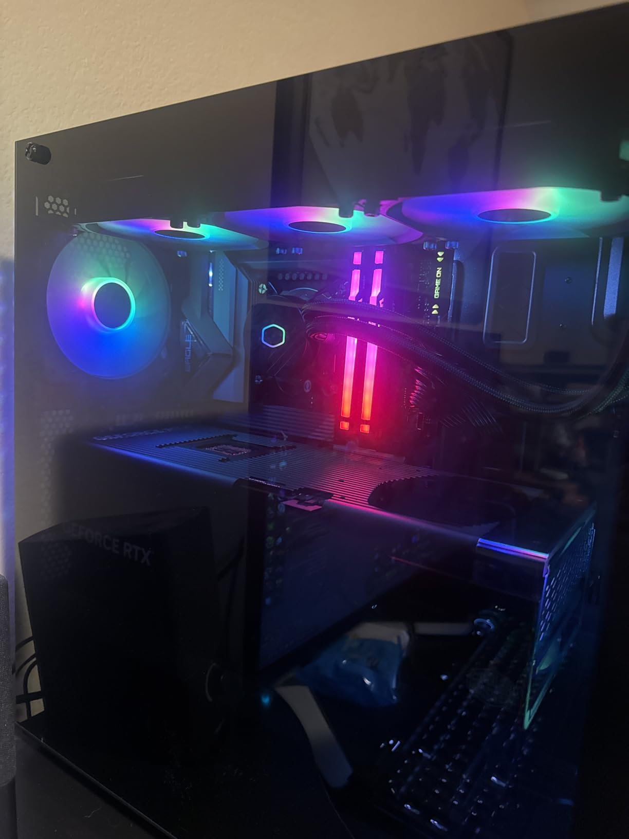 Cooler Master TD5 Pro - Intel Ultra 9 285K 3.7GHz (5.7 GHz Turbo) | RTX 5090 32GB | Z890 WiFi Motherboard | 32GB DDR5 6000MHz | 2TB Gen4 M.2 | WiFi | Windows 11 | 360 AIO | Platinum 1100W Gaming PC customer photo 2