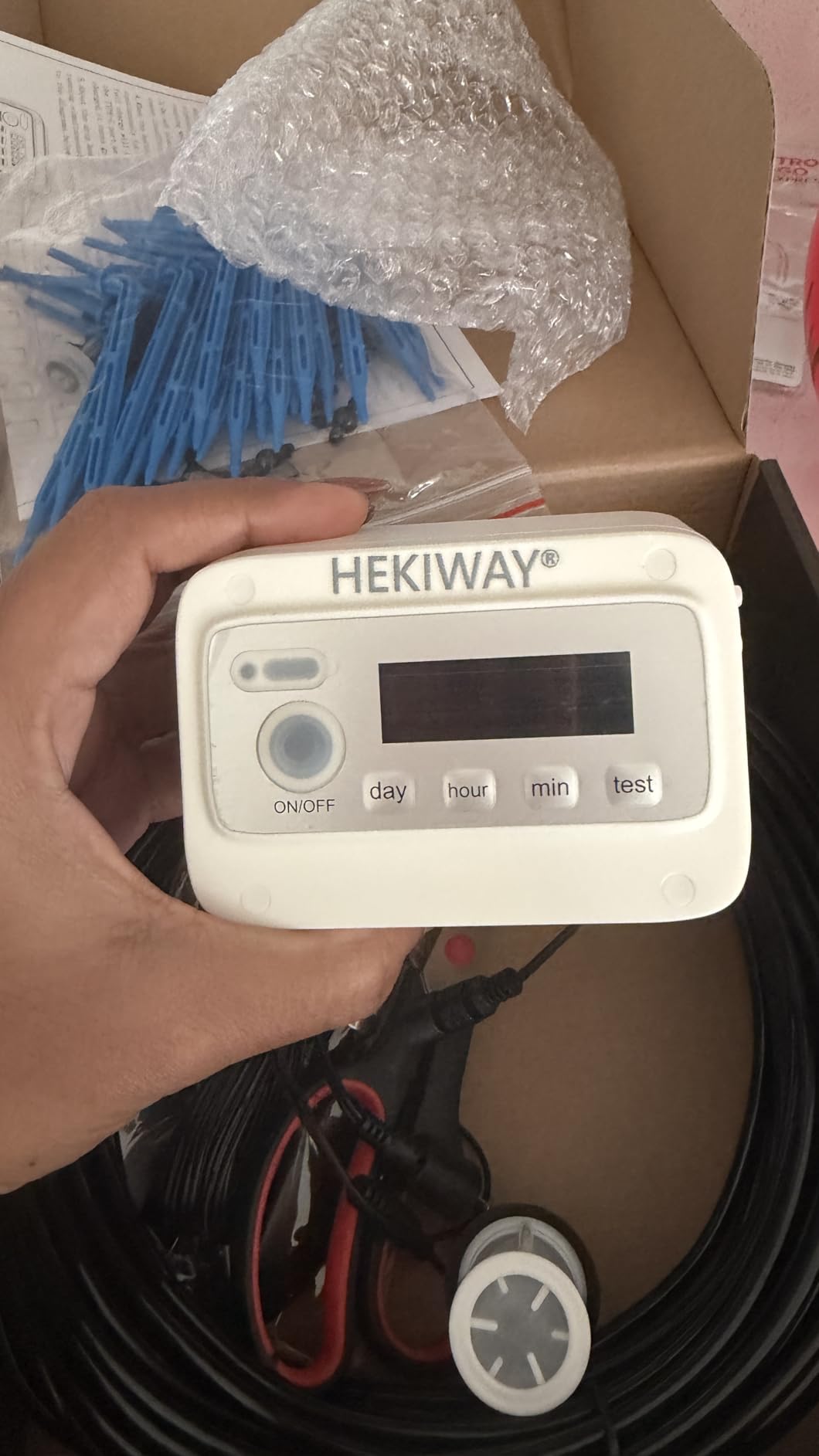 82FT Automatic Plant Watering System-HEKIWAY 390 Adjustable Watering Modes, Supports 30 Pots | Indoor Garden System & Vacation Plant Watering Devices, Auto Watering for Plants Outdoor customer photo 2