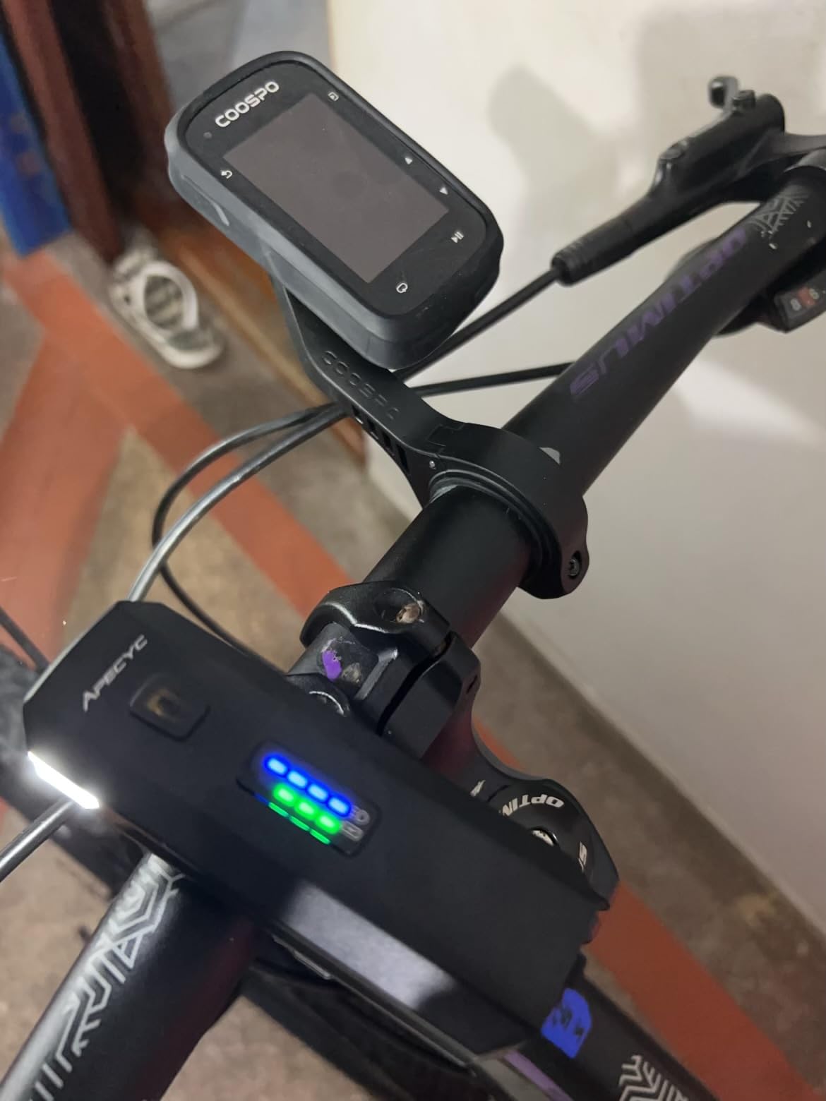 COOSPO Color Touchscreen GPS Bike Computer CS600, Wireless IPX7 Waterproof Cycling GPS Speedometer with Bluetooth/ANT+, Backlight Route Navigation, Support Bike Radar & 36H Battery Life customer photo 1