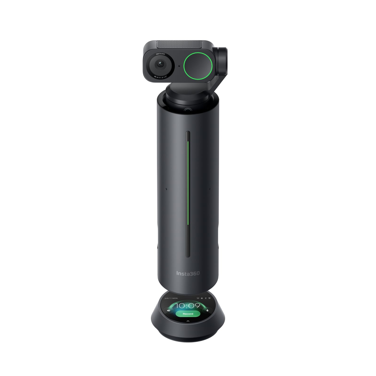 Insta360 WaveLink - 4K Conference Room Speakerphone and Camera, Speaker Tracking, 5m 360° Voice Pickup, Noise Reduction, AI Transcription and Summaries, Plug & Play, Works with Zoom, Teams customer photo 1