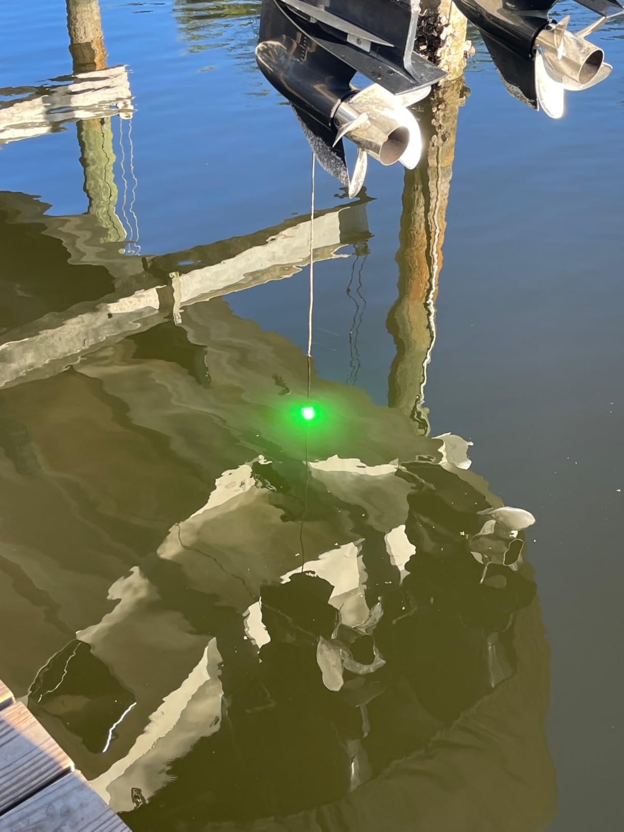 Underwater Fishing Light, 25W 2700LM Green Fishing Light, IP68 High Efficiency LED Fish Attractor Lamp, UL Certified customer photo 2