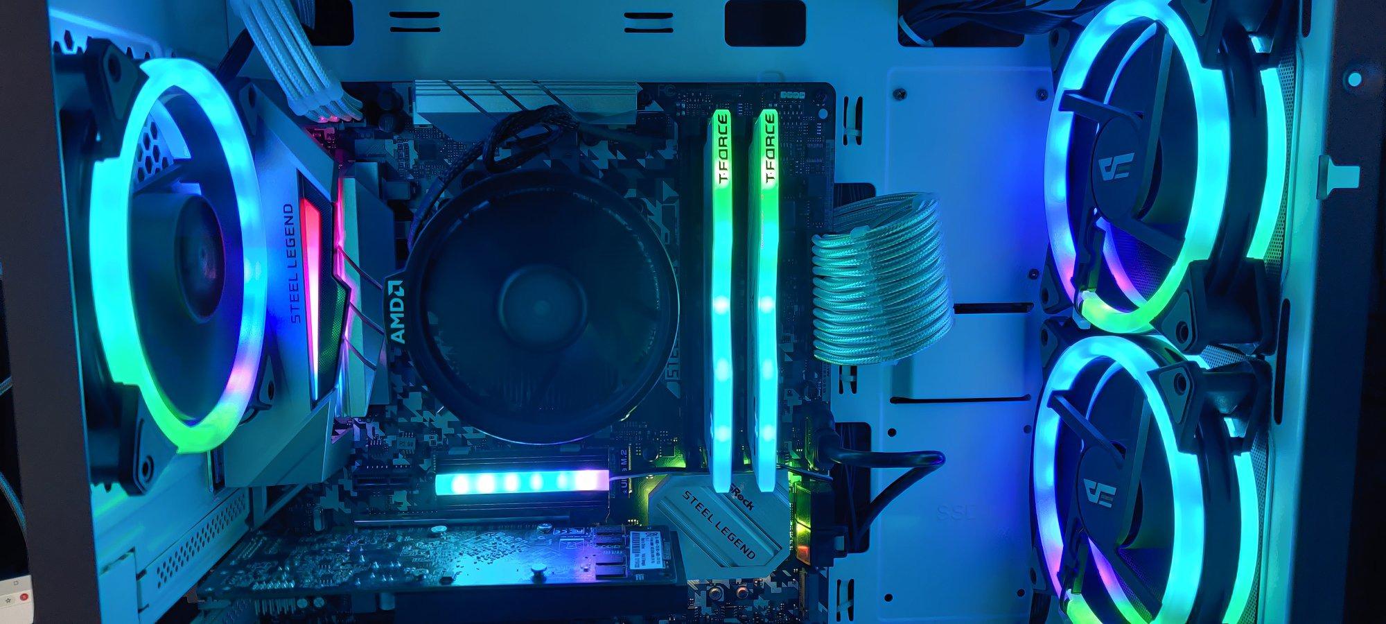 darkFlash DB460M Micro-ATX PC Gaming Case, Full-Mesh Front Panel for High Airflow, Tool-Free Clamshell Side Panel, Supports RTX 5090 up to 420mm, 360mm Top Radiator Support, White customer photo 1