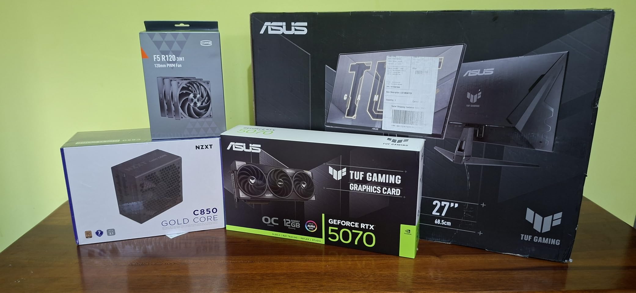 C850 Gold Core - 850W ATX 3.1 Power Supply - 80 Plus Gold - Cybenetics Platinum - Fully Modular - PCIe 5.1 600W 12V-2x6 - Zero RPM Fan - 105C Capacitors - Black customer photo 1