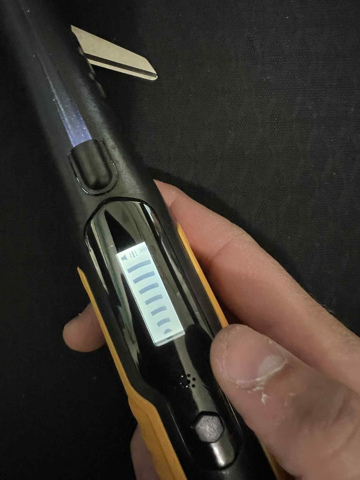 Metal Detector Pinpointer, Search Treasure Pinpointing Finder Probe with LCD Display, Professional Waterproof Handheld Pin Pointer Wand with 4 Modes for Metal Detector Adults, Kids customer photo 2