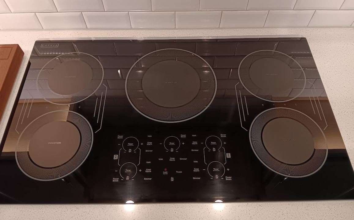 Empava 30 Inch Built-in Induction Cooktop 4 Burner, Bridge-SYNC, Auto RapidHeat, 3 Preset Modes, Pan Sensor, Hardwired 208~240V customer photo 2