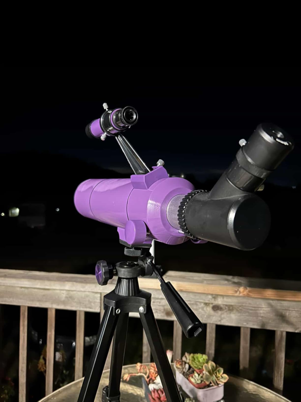 Dianfan Telescope for Kids & Adults, 80mm Aperture 500mm Astronomical Professional Telescope for Adults High Powered, Portable Travel Telescopes for Beginners with Tripod & Adapter, Stickers, Backpack customer photo 2