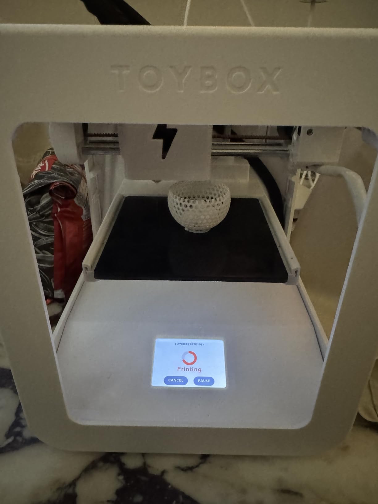Toybox 3D Printer for Beginners and Kids with Fast Printing, Easy Setup, Safe Design, Free App with Access to 7,000+ Digital Toys, 1 Filament Included - Alpha Three customer photo 1