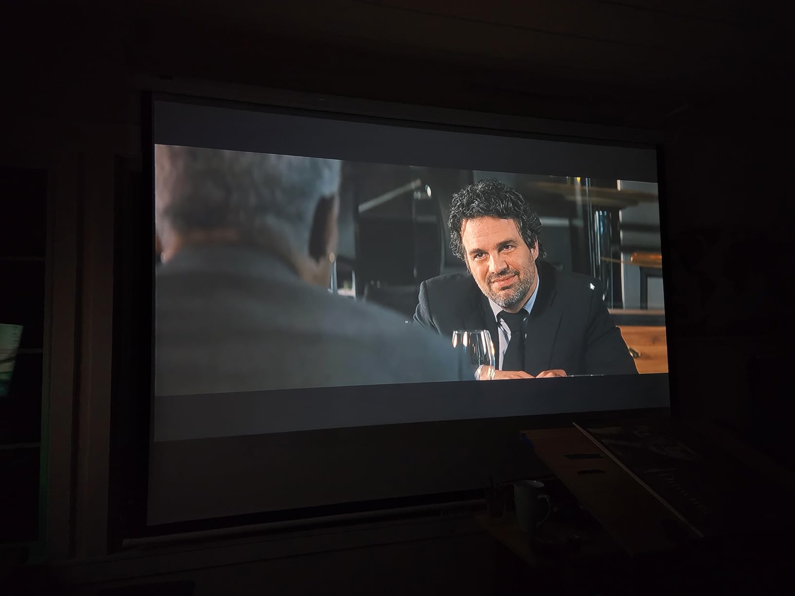 Yaber K300s Ultra Short Throw Projector, 4K Support Triple Laser, 100 inch Image at 9 inches, Dolby Vision, Google TV, 30W JBL Speaker customer photo 2