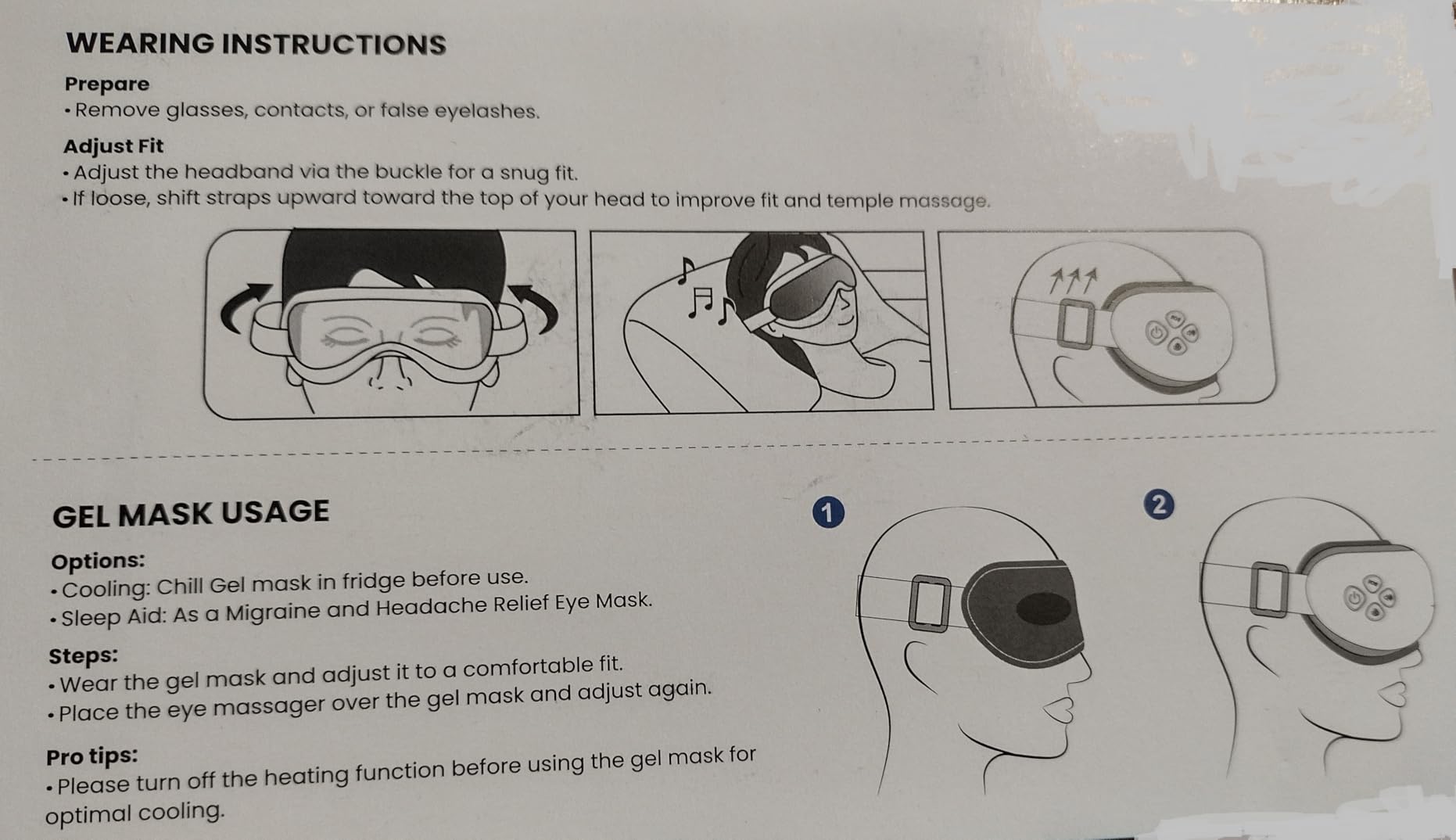 BOB AND BRAD Eye Massager with Heat and Cooling, FSA-HSA Eligible, EyeOasis 3 Heated Eye Massager Mask for Dry Eyes, Migraines, Headaches Relief, Reduce Strain, Improve Sleeping, Father's Day customer photo 1