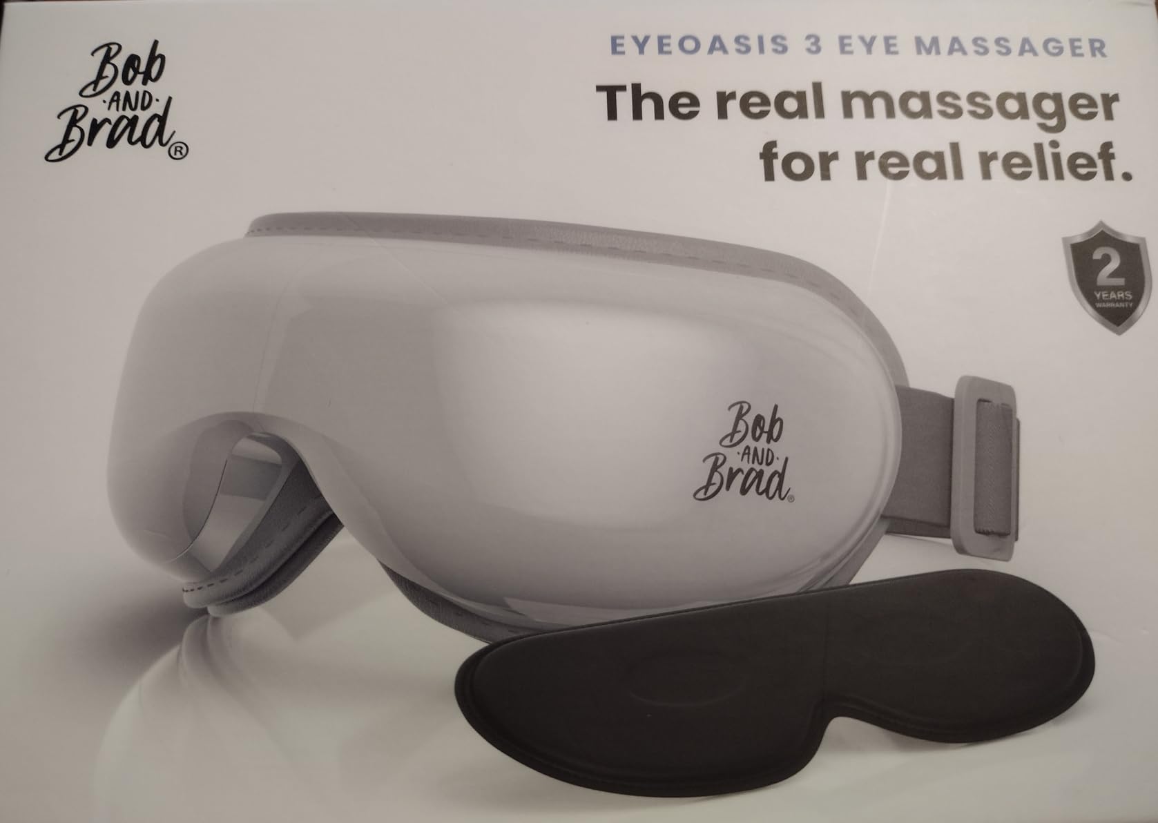 BOB AND BRAD Eye Massager with Heat and Cooling, FSA-HSA Eligible, EyeOasis 3 Heated Eye Massager Mask for Dry Eyes, Migraines, Headaches Relief, Reduce Strain, Improve Sleeping, Father's Day customer photo 2