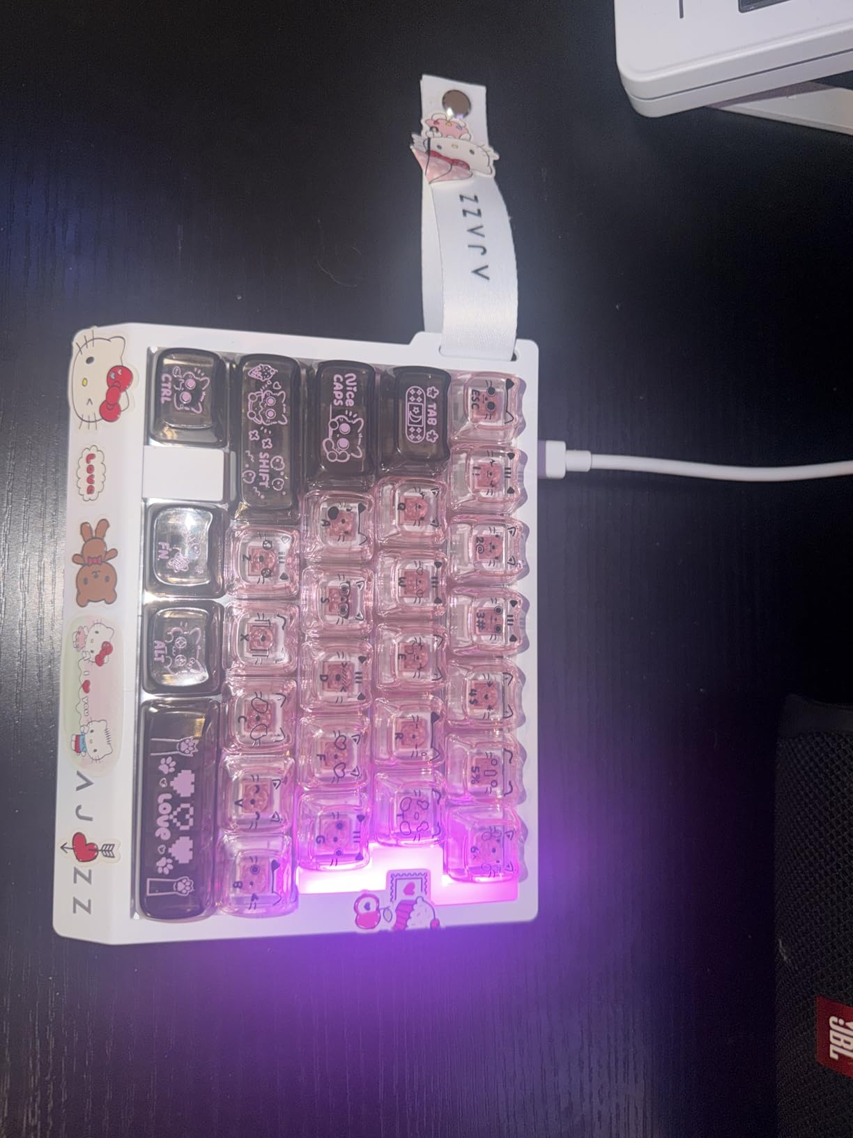 MechLands AJAZZ AK029 One Handed Gaming Keyboard, 8Khz Polling, 29 Keys Rapid Fast Wired Keyboard, SOCD & DKS, Magnetic Switch, Adjustable Actuation, RGB Backlits, Aluminum Plate (Black) customer photo 1