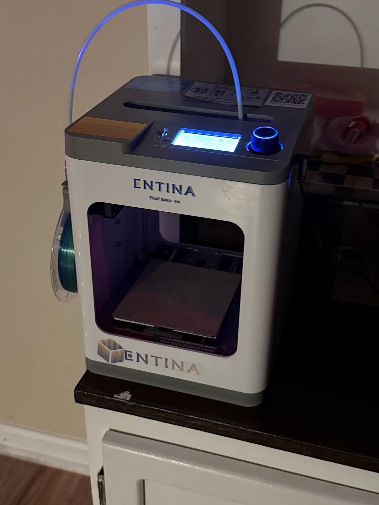Entina Mini 3D Printers Tina2 Basic, Fully Assembled and Auto Leveling 3D Printer for Beginners and Kids, Easy Setup, Safe Design, High Precision Printing FDM Mini 3D Printer for Home & School customer photo 1