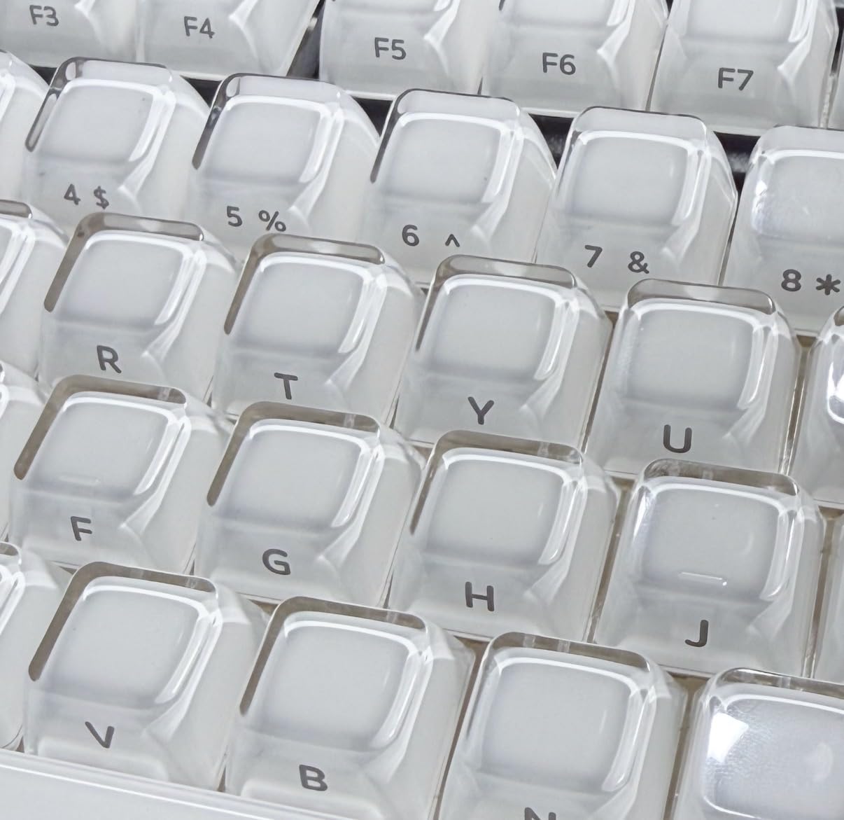 EPOMAKER Lusterfly Jelly Keycaps Set - 123 Keys Double-Shot Laser Engraved, MDA Profile, ABS+PC, Non-Shine-Through, MX-Compatible for 61/68/84/87/98/100/104-Key Mechanical Keyboard (Blue) customer photo 1