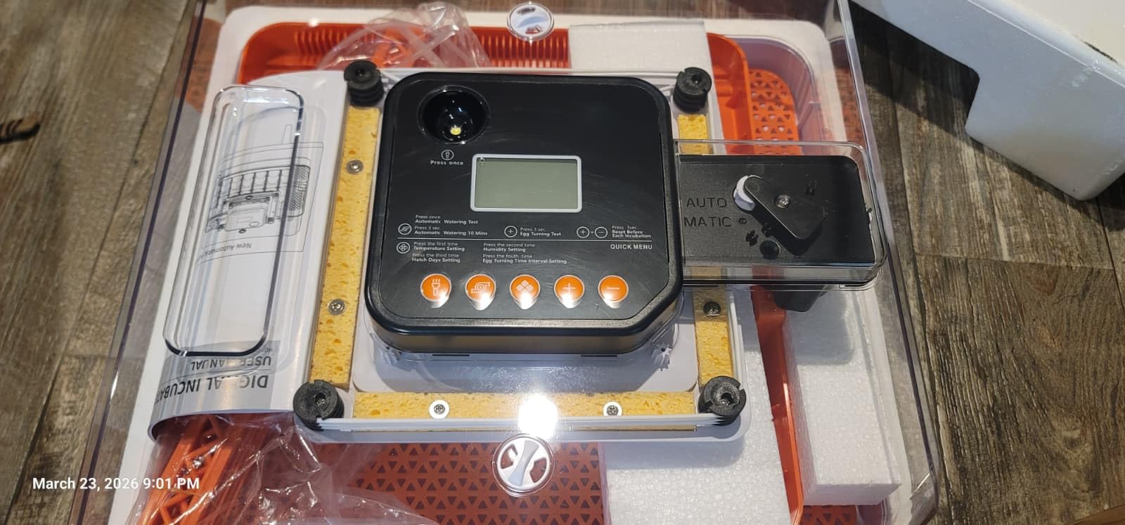48 Egg Incubator for Hatching Eggs, Chicken Incubator with Auto Turner, Digital Temp & Humidity Control, Built-in Egg Candler & External Water Refill - for Hatching Chicks, Ducks, Quail, Goose Eggs customer photo 1