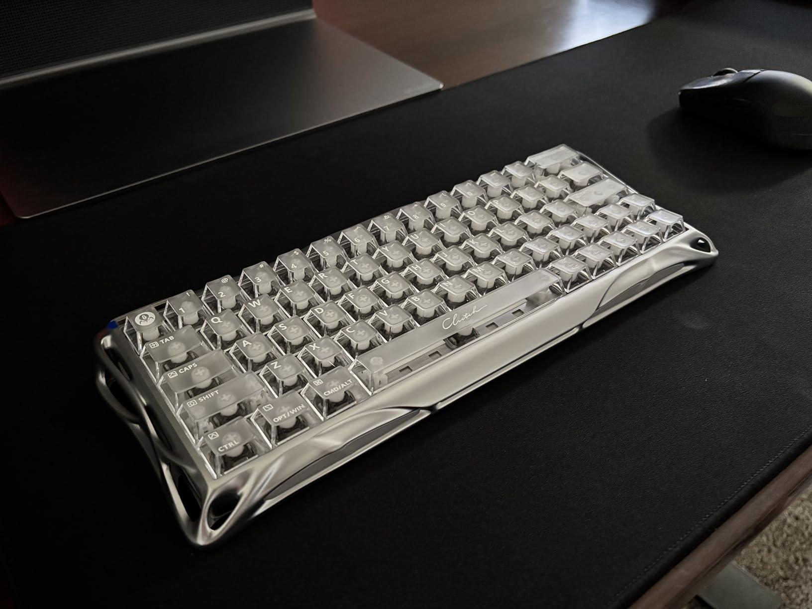 GravaStar Mercury V60 Pro 60% HE Magnetic Gaming Keyboard, True 8kHz Polling Rate, 0.125ms Latency, Dynamic Rapid Trigger, 0.005mm Adjustable Actuation, Full Aluminum Frame, Hot-Swap, Dual-Zone RGB customer photo 1