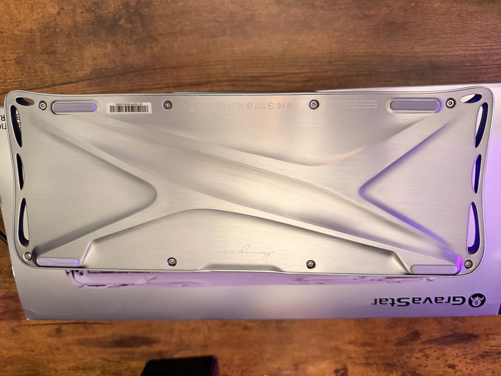 GravaStar Mercury V60 Pro 60% HE Magnetic Gaming Keyboard, True 8kHz Polling Rate, 0.125ms Latency, Dynamic Rapid Trigger, 0.005mm Adjustable Actuation, Full Aluminum Frame, Hot-Swap, Dual-Zone RGB customer photo 2