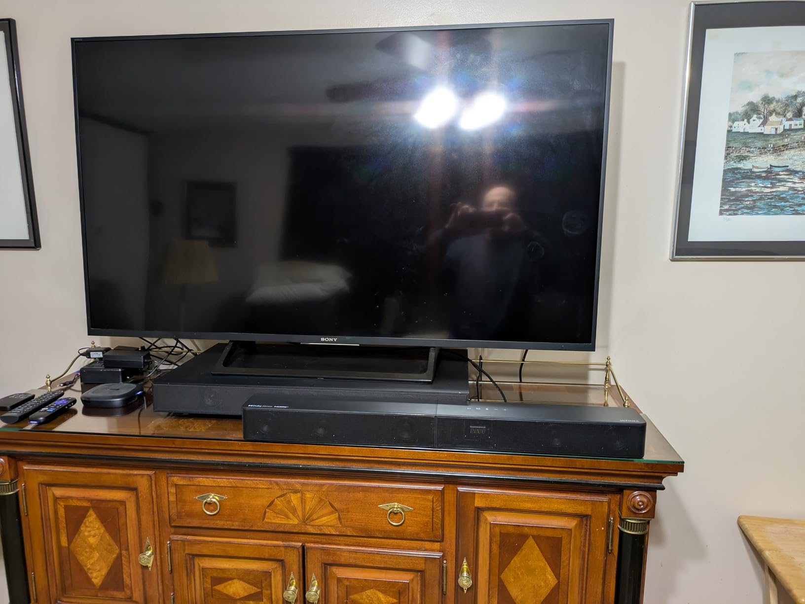 ULTIMEA 2.1ch Surround Sound Bar for TV, Built-in Subwoofer, Peak Power 132W, App Control, Poseidon M20 Pro customer photo 1
