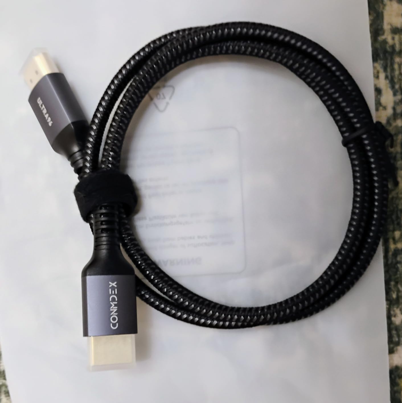 CONMDEX 16K HDMI 2.2 Cable 6.6ft - Designed for Stable High-Bandwidth Connections | 96Gbps Headroom, 8K@120Hz 144Hz / 4K@240Hz, eARC, HDR & VRR | Gaming Console, Graphics Card, TV, Monitor & Soundbar customer photo 2