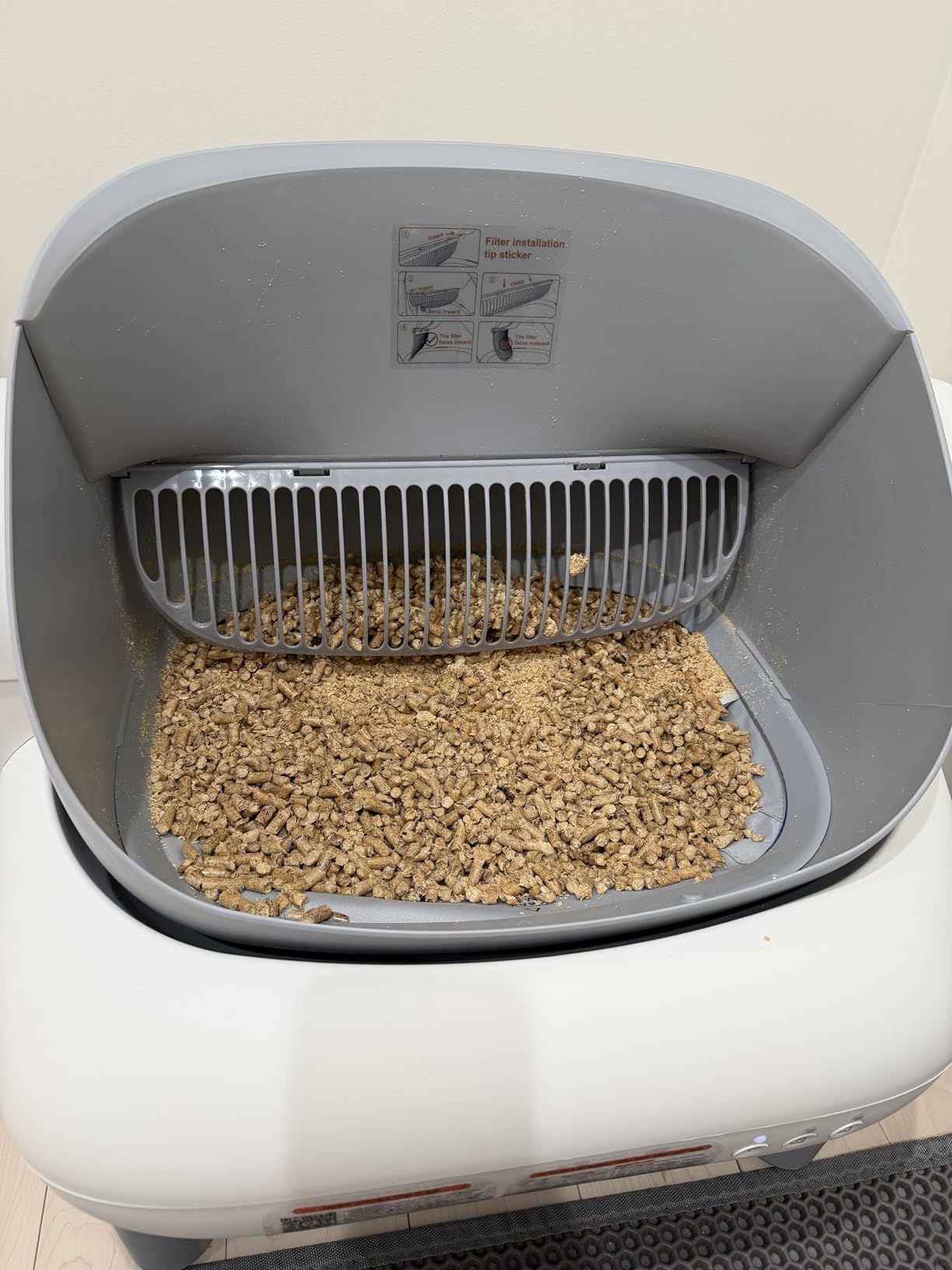 Automatic Cat Litter Box, Self Cleaning Litter Box for Multiple Cats with Open Top Design, App Control, Safety Protection, Ultra-Quiet customer photo 1