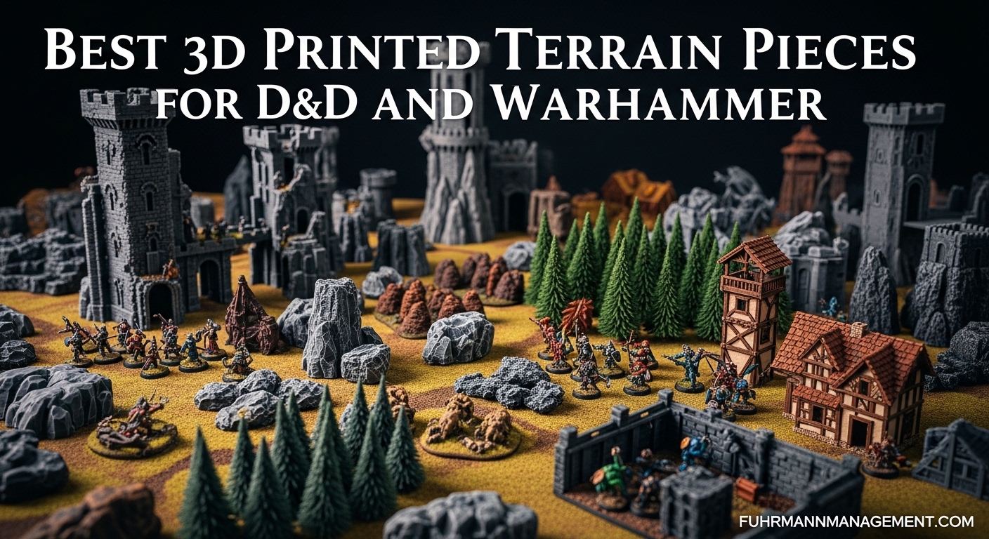 Best 3D Printed Terrain Pieces for D&D and Warhammer