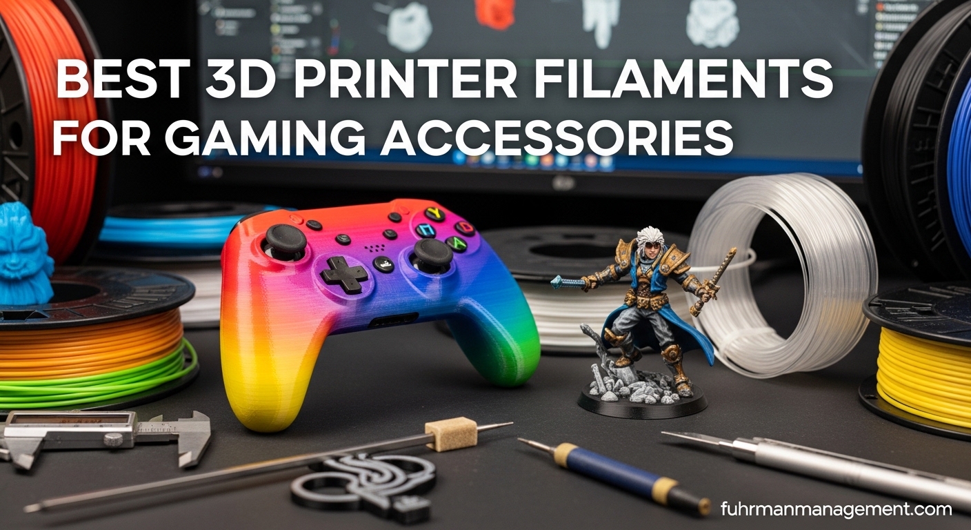 Best 3D Printer Filaments for Gaming Accessories