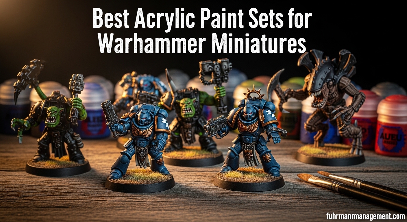 Best Acrylic Paint Sets for Warhammer Miniatures