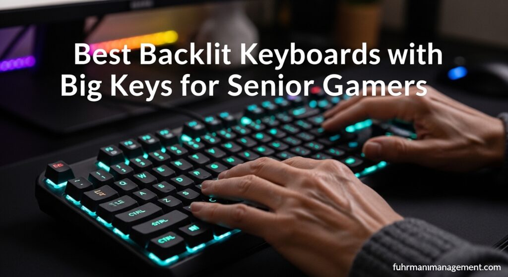 Best Backlit Keyboards with Big Keys for Senior Gamers