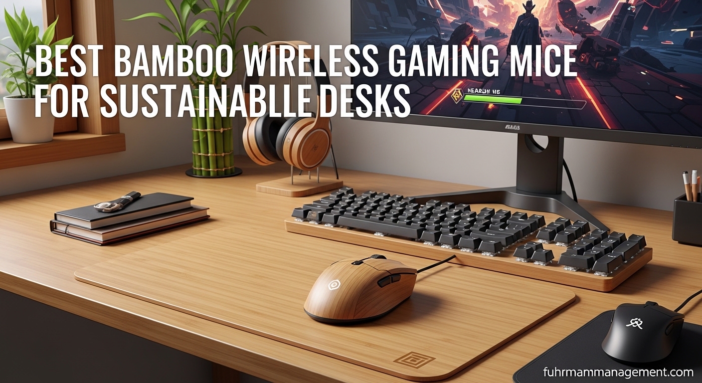 Best Bamboo Wireless Gaming Mice for Sustainable Desks