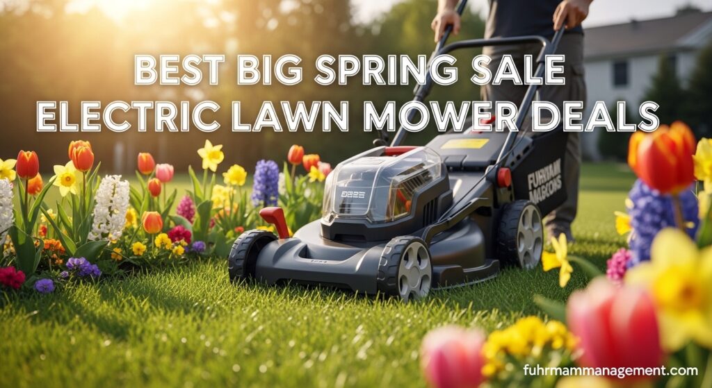 Best Big Spring Sale Electric Lawn Mower Deals