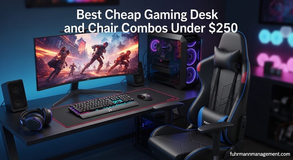 Best Cheap Gaming Desk and Chair Combos Under $250