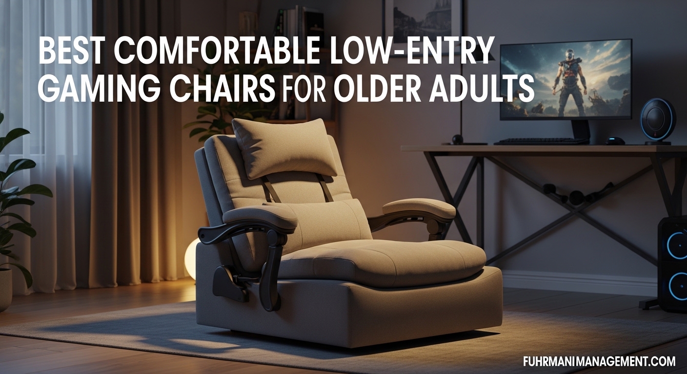 Best Comfortable Low-Entry Gaming Chairs for Older Adults