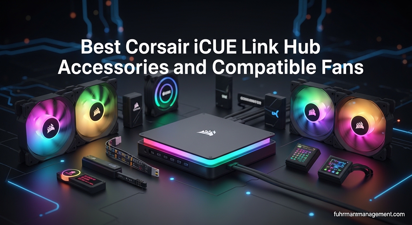 Best Corsair iCUE Link Hub Accessories and Compatible Fans