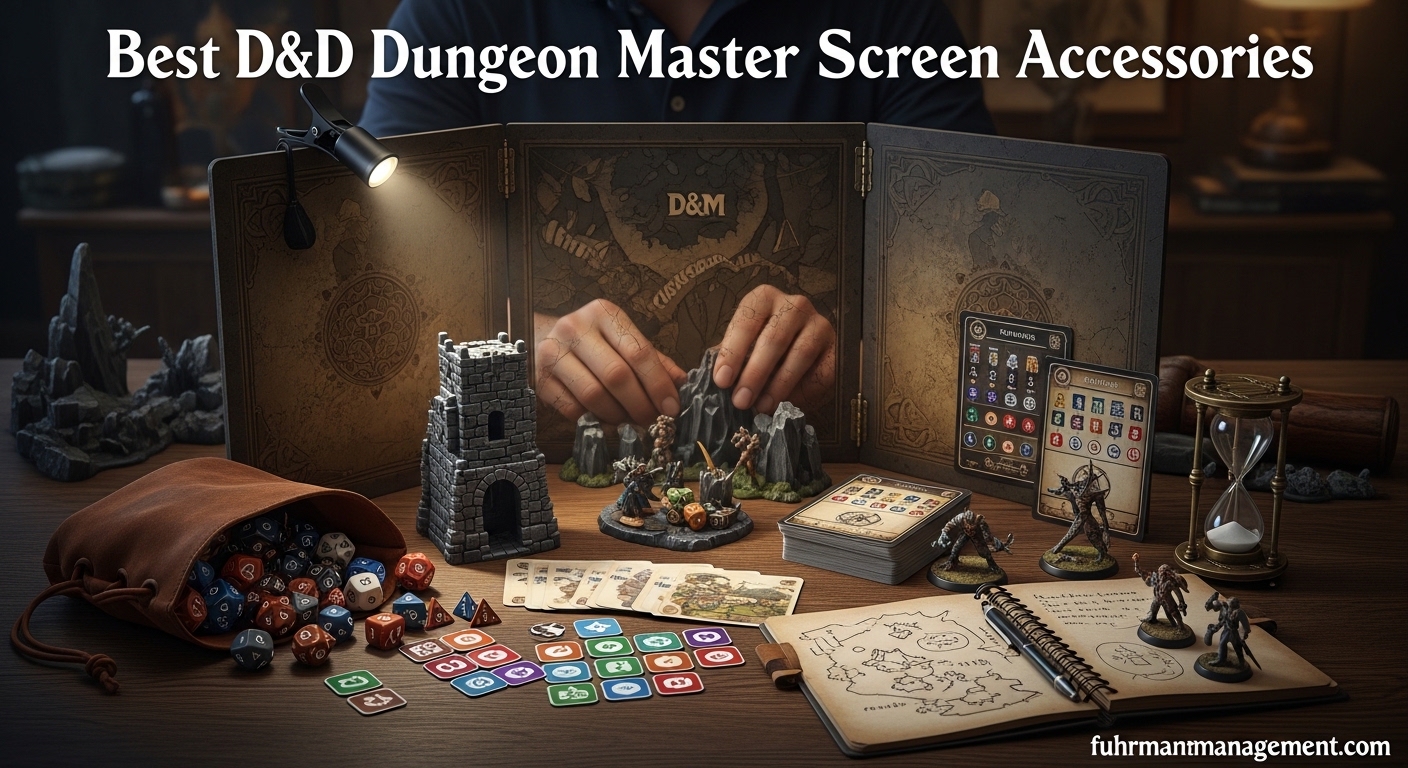 Best D&D Dungeon Master Screen Accessories