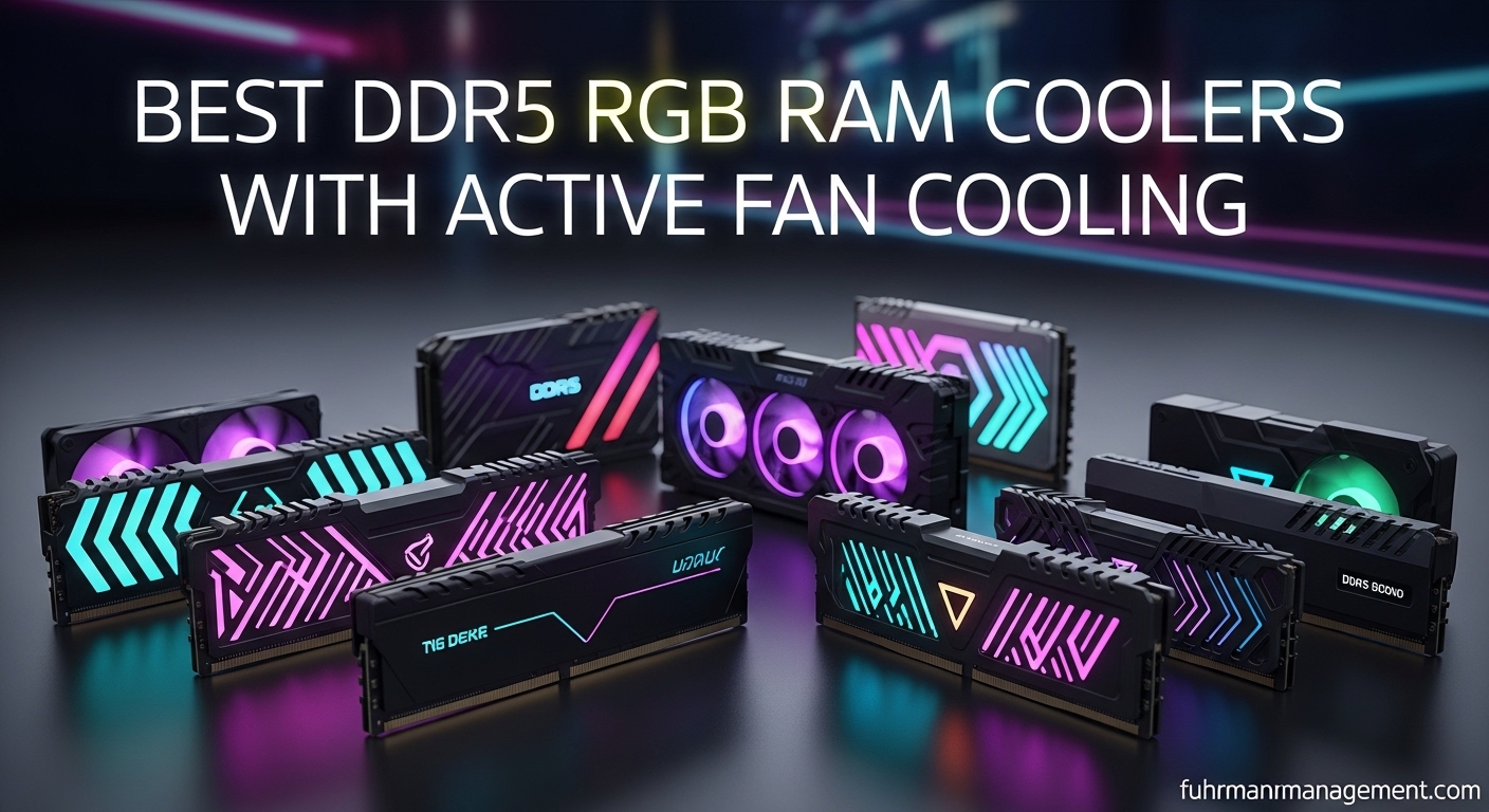 Best DDR5 RGB RAM Coolers with Active Fan Cooling