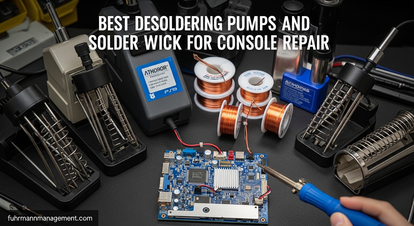 Best Desoldering Pumps and Solder Wick for Console Repair