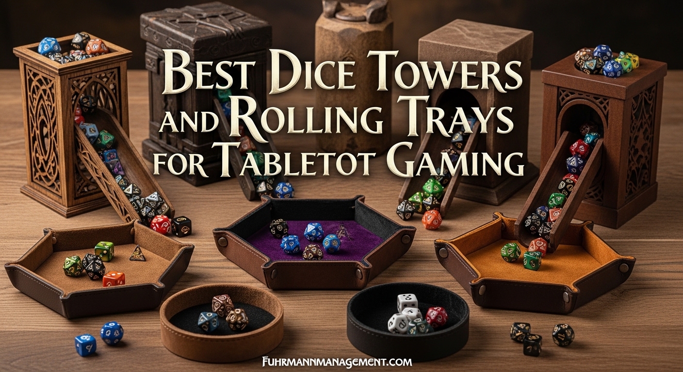 Best Dice Towers and Rolling Trays for Tabletop Gaming